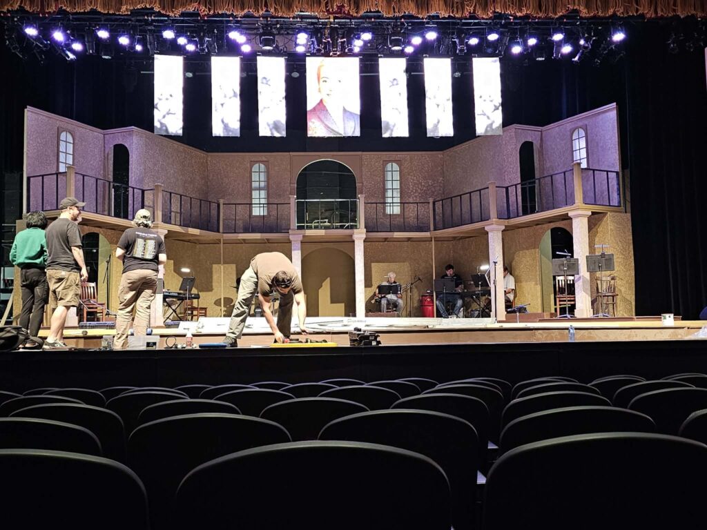 The walls are all standing up